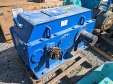 234 HP @ 1750 RPM, Horsburgh & Scott #160-I-SP-Mark-II, helical speed reducer, 38.44:1 ratio, rblt