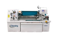 15.2"/24" x 50" Clausing #C1550J, toolroom lathe, 10" chk, 3-jaw, 2.125" bore, D1-6, Steady Rest