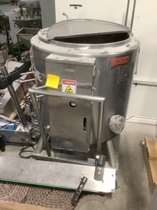 40 gallon Groen #EE-40, Jacketed Steam Kettle With Agitation, 50-270 degrees F, 1975