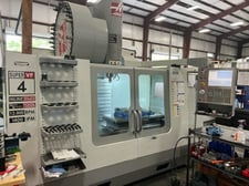Haas #VF-4SS APC, vertical machining center, 40 automatic tool changer, 50" X, 20" Y, 25" Z, 12000 RPM, CT40