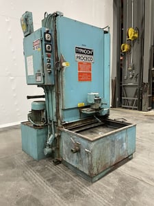 Typhoon Proceco #Mini-26-36-E-1000K, parts washer, 130 gallon tank, 1000 lb. turntable capacity