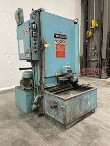 Typhoon Proceco #Mini-26-36-E-1000K, parts washer, 130 gallon tank, 1000 lb. turntable capacity