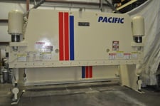 300 Ton, Pacific #300-16, hydraulic press brake, 16' overall, 174" between housing, 12" stroke, 20" DL, 9"