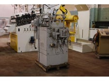 20" x .105" Rowe, straightener, (7) 2" diameter rolls, entry & exit pinch rolls