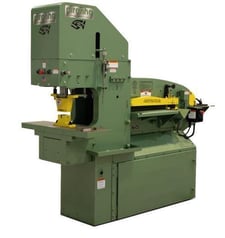 5" x 5" x 3/8" Piranha #PII-88, hydraulic ironworker, 50 ton, NEW