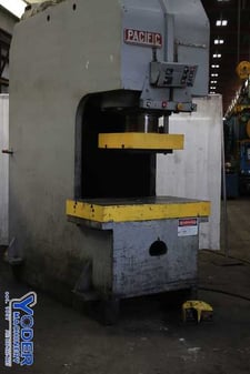 300 Ton, Pacific #300PFII Pressformer-II, hydraulic C-frame press, 12" stroke, #76330