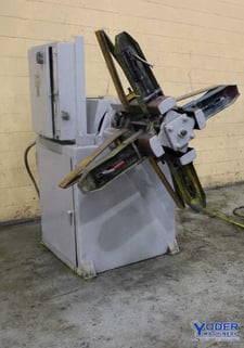 7500 lb. Rowe #7520-DSJ, motorized uncoiler, 20" width, 60" outside dimensions, 15"-20" ID, 2 HP, #71071