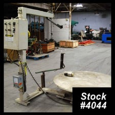 8000 lb. Coilmate #SG-8060, pallet decoiler, 60" outside dimension, variable speed