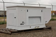 30 KW Lynx Lynx Power Systems #30SG, generator set, weather protected enclosure, 120/240 Volts, GM engine