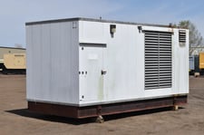 750 KW Cummins #750DFHA-613, diesel generator set, enclosed, 4160 Volts, 350 hours, 1999, #089819