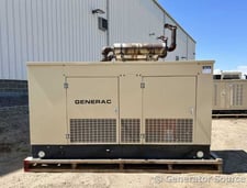 30 KW Generac #2027789, liquid propane generator set, weatherproof enclosure, 120/240 Volts, 725 hours, 1996