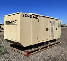 35 KW Generac #9856980100, liquid propane generator set, weather protected enclosure, 120/240 Volts, Ford