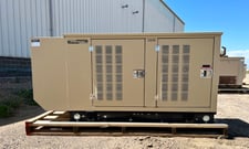45 KW Generac #2312350102, propane generator set, weatherproof enclosure, 120/240 Volts, 30 hours, 2002