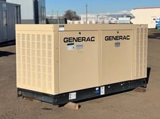 70 KW Generac #0053920, standby Natural gas generator set, sound attenuated enclosure, 277/480 Volts, 306