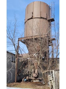 65000 cfm Macdonald Steel #Size-65, Dust Collection System, 18" diameter Shell, 8199 sq.ft., 7.7:1