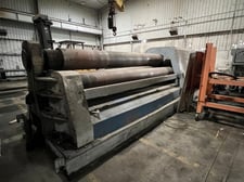 144" x 1" Imcar #4RH-30/7, 4 bending rolls, 18.1" center roll diameter, 30 HP, 2000
