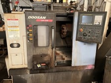 Daewoo Doosan Lynx #220C, CNC lathe, 2.6" bar, 12.6" turning diameter, tailstock, live tooling, Fanuc I