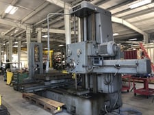 4.25" Wotan #B110, CNC table type horizontal boring mill, 49" x55" table, 55" X, 54" Y, 1000 RPM