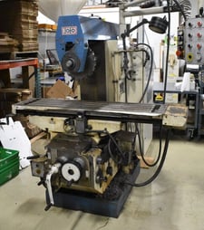 Toolmex/Jarocin #FWF-32, universal horizontal mill,pendant Control w/rapid traverse,arbor support,arbor, 2000