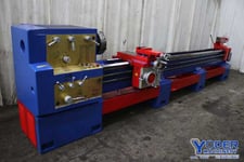22" x 160" Tarnow #TUJ50M, gap bed engine lathe, 14-1/2" swing over cross slide, 4-jaw 12" chuck, #76223