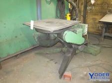 2000 lb. Pandjiris #20, welding positioner, 35-1/2" x35-1/2" table, 3/4 HP, pendant Control, #67764