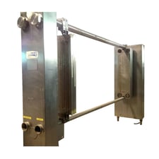 APV Crepaco HTST CR5, Heat Exchanger, 250 heat transfer plates, S/N 18483