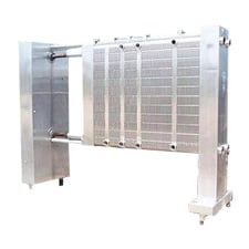 1337 sq.ft., Crepaco, CR5, Plate Heat Exchanger, 214 Stainless Steel plates, S/N C-1163