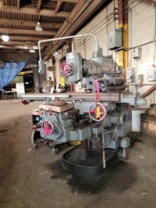 Cincinnati #420-16DT, plain horizontal mill, 16-1/4" x80" table, dual controls, #74707