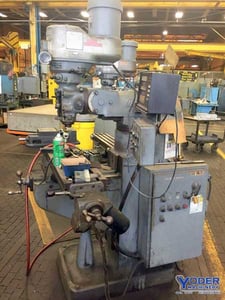 Bridgeport #J-Head, ram type vertical milling machine, 9" x42" table, 1.5 HP, digital read out, #68514