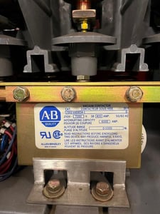 400 Amps, Allen-Bradley, 5000 Volts medium voltage starter 2 high section