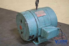 7.5 HP 1750 RPM General Electric, Frame 213T, AC electric motor, 575 Volts, #54112