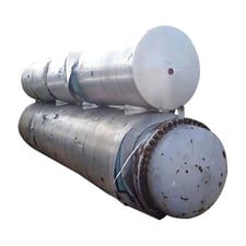 Precision Heat Exchanger Co., Shell and Tube Chiller w/Surge Drum, 636 Tubes, 4162 sq.ft. heat transfer