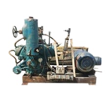 100 HP Mycom N6BM, Bare 6-Cylinder Reciprocating Compressor, Semi-Hermetic Driven, 208-230/460 V, 470 psig