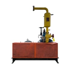 100 HP Vilter 438, 8-Cylinder Reciprocating Compressor Package, Belt Driven, 206/460 V, 1200 RPM, 235 CFM