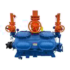 Vilter 4416, 1Bare 6-Cylinder Reciprocating Compressor, Direct Drive Driven, 1200 RPM, 320/162 psig