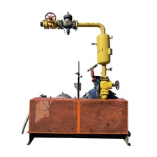 100 HP Vilter 448, 8-Cylinder Reciprocating Compressor Package, Belt Driven, 208-220/440 V, 1200 RPM, 300