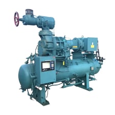 235 HP Frick RDB-316-B, Rotary Screw Compressor Package, 460 V, 3600 RPM, Missing Control Panel, 2003