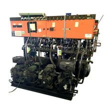 Hill Refrigeration AQ9C4040RCM2., Freon Refrigerant Compressor Rack, 40 HP, 220 V