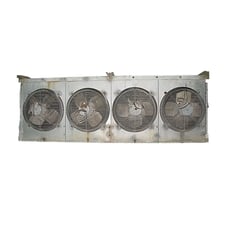 4 Fans, Krack, Ammonia Evaporator Coil, Low Temperature, 0.5 HP