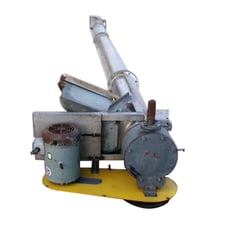 Stainless Steel Screw Auger Conveyor, 2" diameter Shaft, 9-1/2" diameter x 10' L