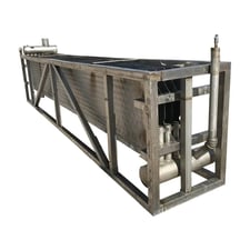 22" x 23" Genemco, Plate Chiller, 5 Stainless Steel Plates