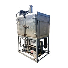 24" x 48" APV 12, Un-used APV Crepaco Amerio Manual Contact Plate Freezer, 7 Extended Aluminum Plates, 0.108