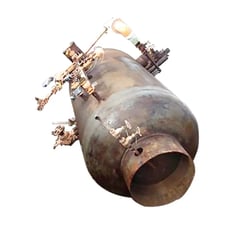 1000 gallon E. L. Nickell, Intercooler/Subcooler, Horizontal, 62" diameter x 85.5" L Tank