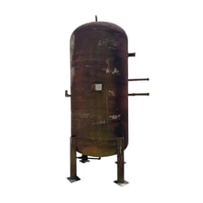 1611 gallon FES, Vertical Ammonia Intercooler, Vertical, 55" diameter x 120" L Tank, 1995