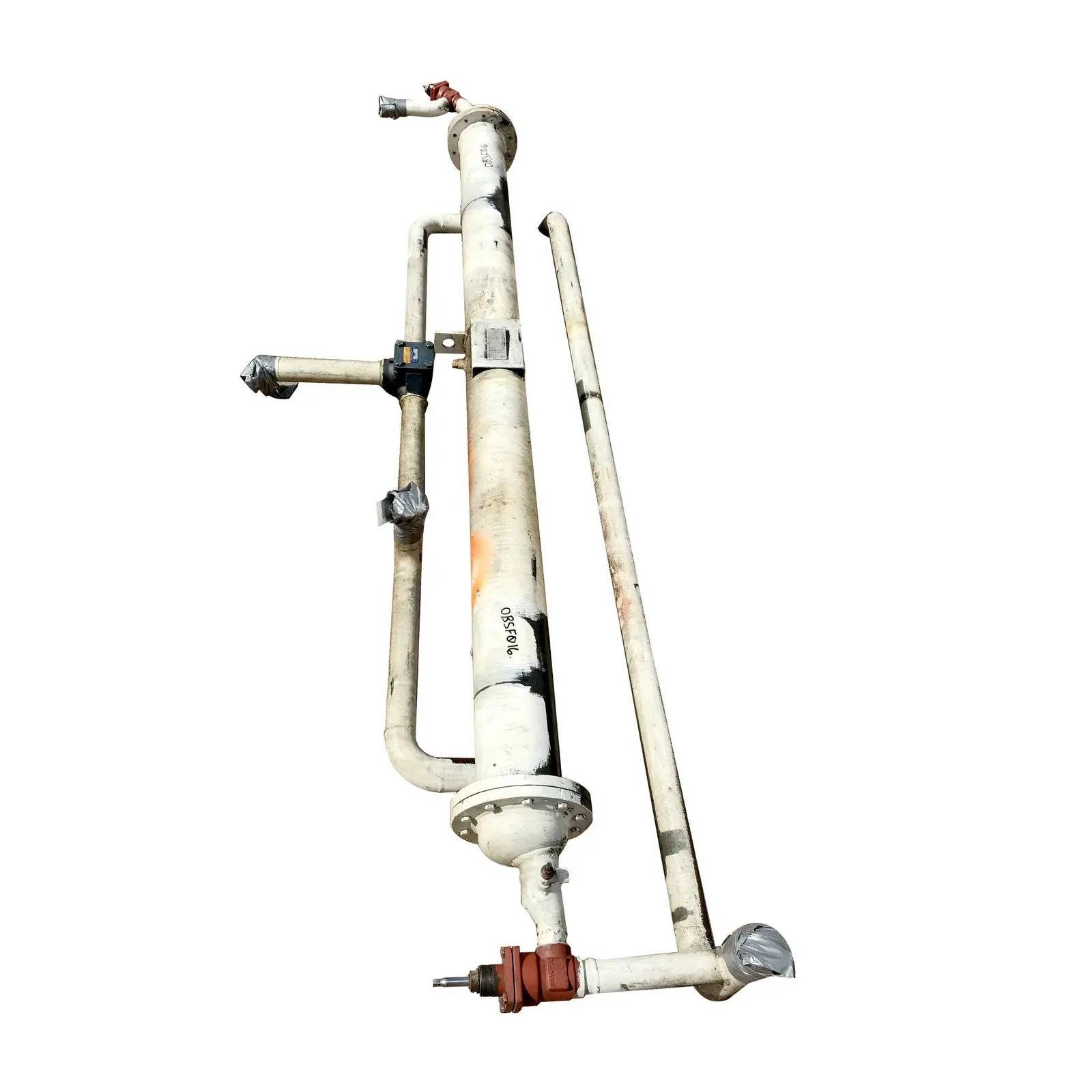 Standard Refrigeration Co. QTSC05, Oil Cooler for Freon Screw Compressor, 400 psi Shell, 350 psi Tube, 2003