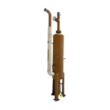 105 Gallons, Reco, Vertical Oil Separator, 20" diameter x 80" L Tank, 250 PSIG @ 300 F, 1981