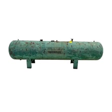 500 gallon Reco 0023012MV, Horizontal Ammonia Receiver, 30" diameter x 144" L Tanks, 250 PSI @ 650 F, 1974