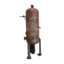 785 gallon Reco, Vertical Ammonia Receiver, 44" diameter x 90" L Tank, 250 PSI @ 300 F, 1979