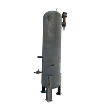 367 gallon RVS 14636, Vertical Ammonia Receiver, 30" diameter x 120" L Tank, 300psi @ 300F, 2002