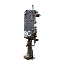 230 gallon Stone Mfg., Low Pressure Vertical Ammonia Receiver, 30" diameter x 75" L Tank